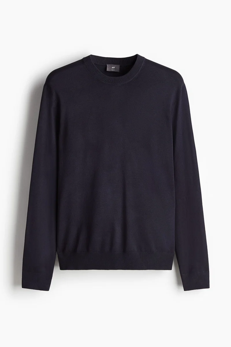 H&M Slim Fit Fine-knit jumper