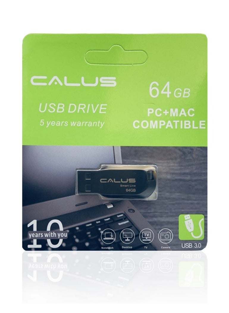 كالوس جديد Calus USB 3.0 64GB حملة القلم عالية السرعة مقاوم للماء بندريف محرك فلاش USB PC + MAC متوافق مع ملحقات الكمبيوتر - Image 1