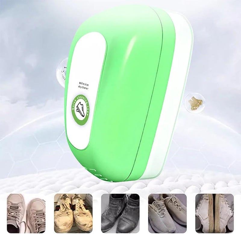 NALACAL Water-Free Gentle Cleansing Shoe Brush, Multipurpose Water-Free Cleaning Brush, Multifunction Cleaning Shoe Brush, Quick Care Shoes Clean for White Sneakers, Leather, Suede and More, 2Pcs - Image 2