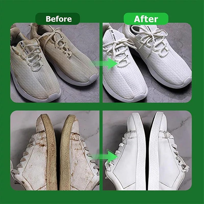 NALACAL Water-Free Gentle Cleansing Shoe Brush, Multipurpose Water-Free Cleaning Brush, Multifunction Cleaning Shoe Brush, Quick Care Shoes Clean for White Sneakers, Leather, Suede and More, 2Pcs - Image 3