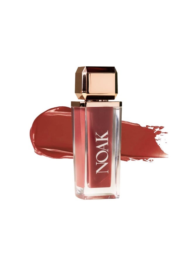Noak Velvet Matte Liquid Lipstick for Women | Waterproof, Smudge-Proof & Transfer-Proof | Long-Lasting up to 8Hrs | Bold & Highly Pigmented | Cruelty-Free | 5ml (Mocha Flush) - Image 1