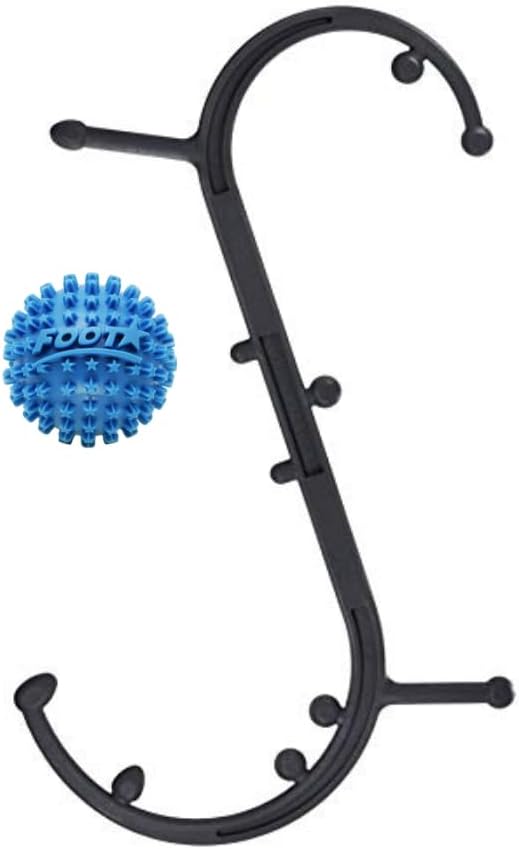 Body Back Companys Ultimate Trigger Point Release Sports Bundle Relief from Cramping Soreness Tightness in Legs Feet  BackDeep Muscle Massage Buddy Black 20  Foot Star - Image 1