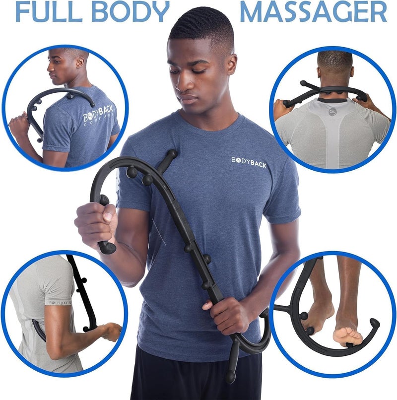 Body Back Companys Ultimate Trigger Point Release Sports Bundle Relief from Cramping Soreness Tightness in Legs Feet  BackDeep Muscle Massage Buddy Black 20  Foot Star - Image 4