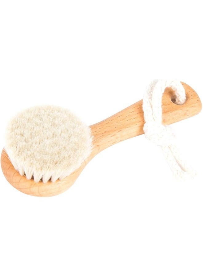 SHASH منذ 1869 صنع يدوي في ألمانيا - فرشاة وجه مقشرة مستدامة، فرشاة تنظيف، تقشر البشرة للمساعدة في تقليل التقشر، الخطوط الدقيقة، تدعم توهج البشرة (شعيرات متوسطة من شعر الحصان) - Image 4