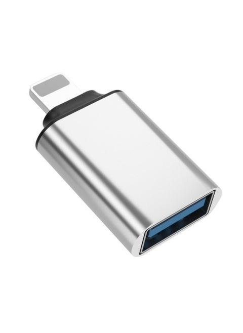 Applicable Apple Cell Phone OTG Adapter Lightning Conversion Card Reader USB3.0 Microphone U Disk Sound Card