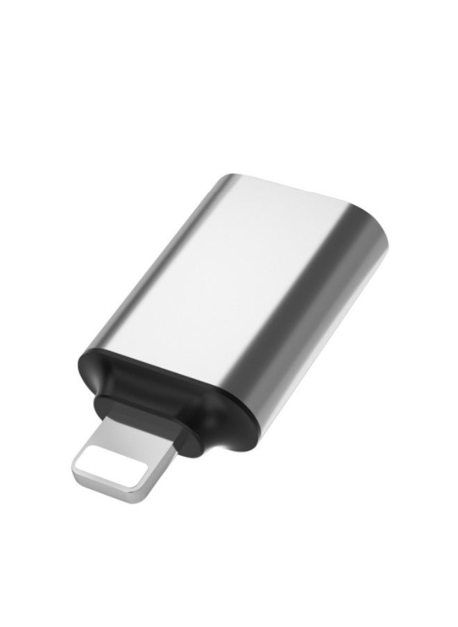 Generic - Applicable Apple Cell Phone OTG Adapter Lightning Conversion Card Reader USB3.0 Microphone U Disk Sound Card - Image 1