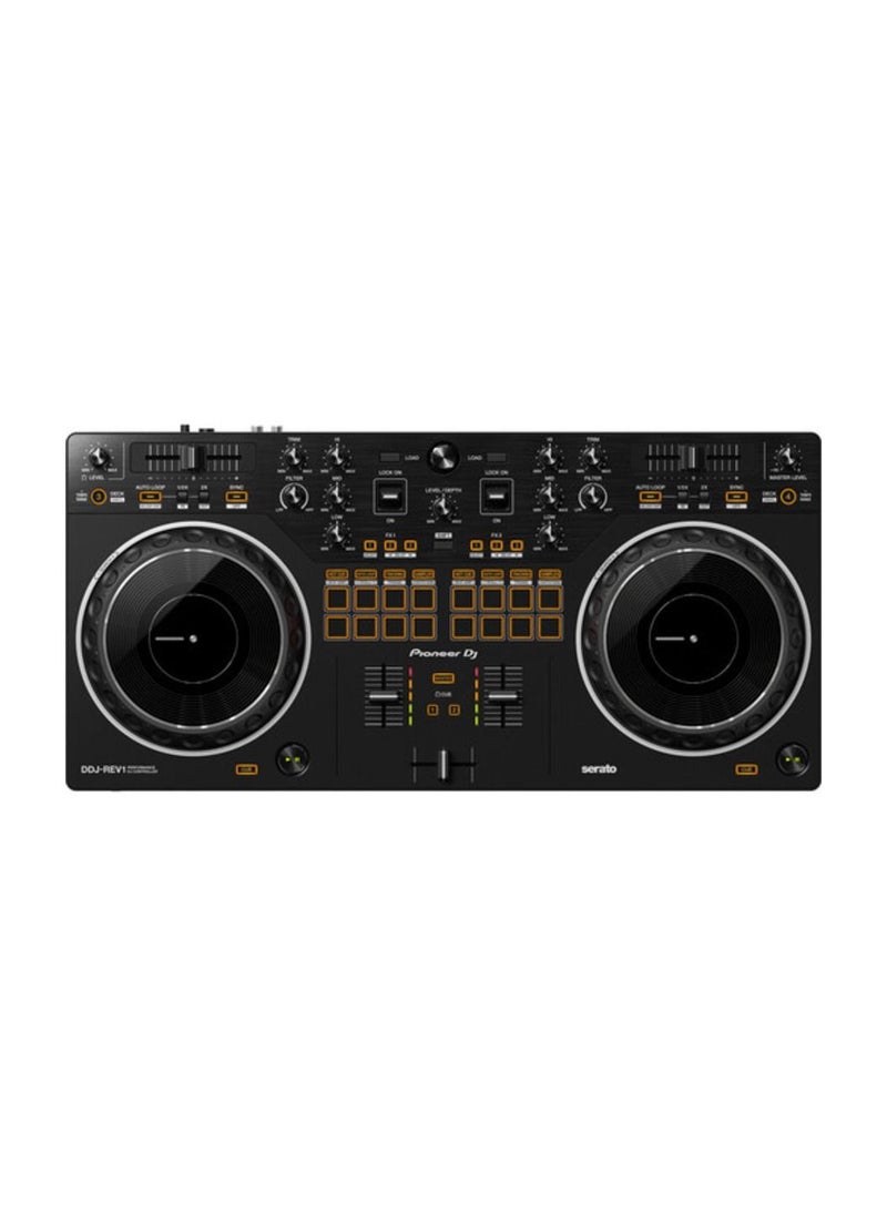 Pioneer DJ - Pioneer DJ DDJ-REV1 Scratch-style 2-channel DJ controller for Serato DJ Lite - Black - Image 1