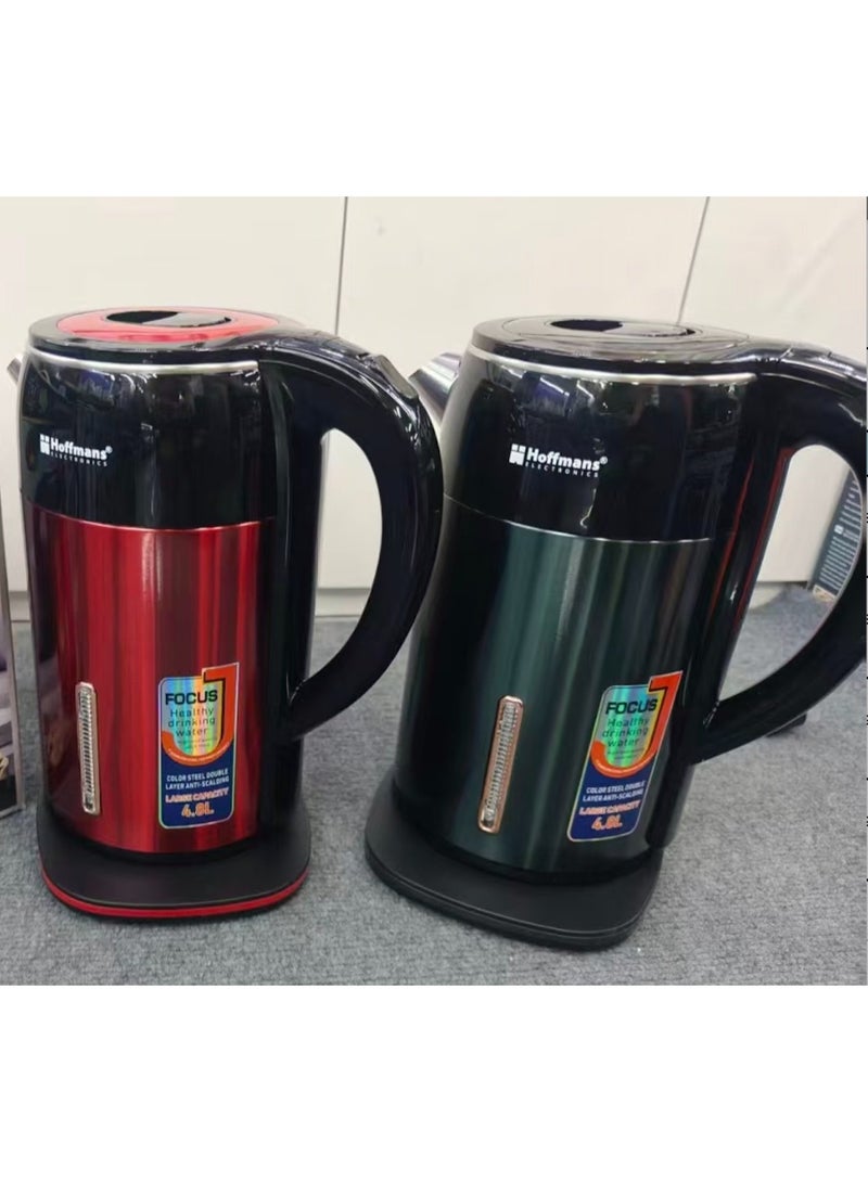 Hoffmans Electric Kettle HM-2575, 4.8L, 2000W Fast Boil, Stainless Steel, - Image 4