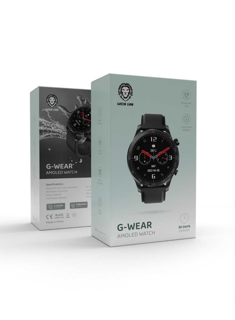 GREEN LION G-Wear Amoled Watch - Black - Image 2