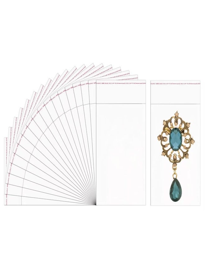 Doutop Tiny Clear Cello Bags 300pcs 2x3 Self-Sealing Bags 1mil OPP Plastic Cellophane Bags for Jewelry Earrings Candies Bakery Candle Soap Cookie 9 Sizes to Choose from - Image 1