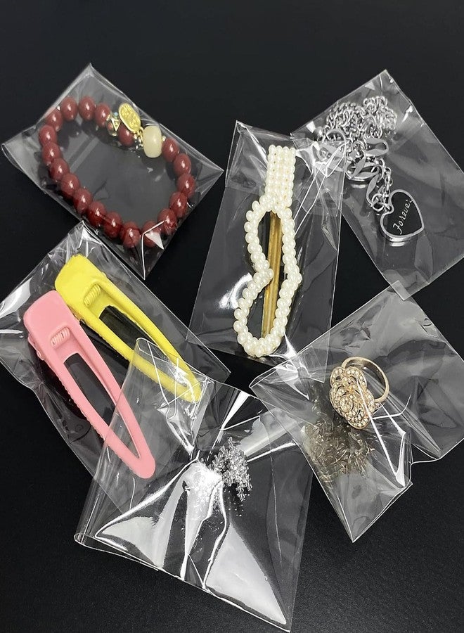 Doutop Tiny Clear Cello Bags 300pcs 2x3 Self-Sealing Bags 1mil OPP Plastic Cellophane Bags for Jewelry Earrings Candies Bakery Candle Soap Cookie 9 Sizes to Choose from - Image 5