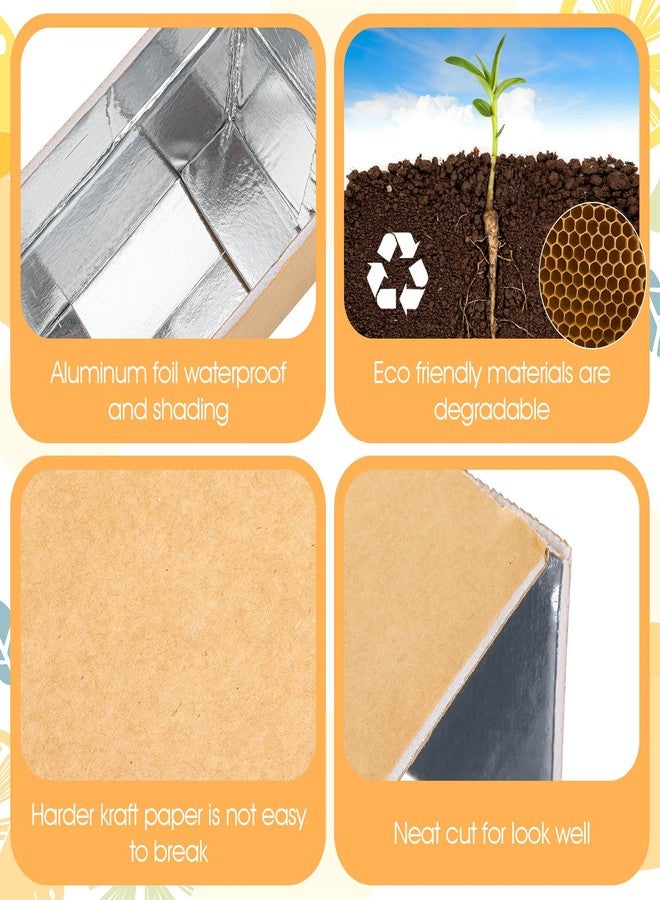 AojSup 10 Pcs Insulated Shipping Box Cold Chill Double Insulated Carton with Foil Foam Cooler Boxes Delivery Moving Kits Foam Shipping Containers for Mailing Packing, Box Inside 8.66 x 4.52 x 6.3 in - Image 3