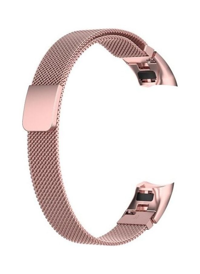 NIBEMINENT - Milanese Wristband For Huawei Honor 4 And 5 Rose Pink - Image 1