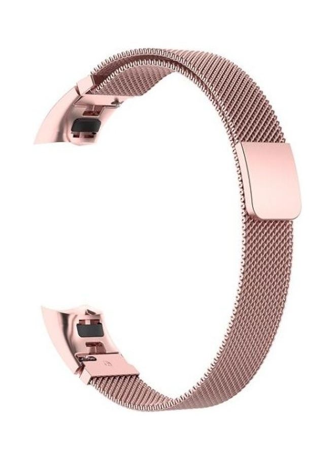 NIBEMINENT - Milanese Wristband For Huawei Honor 4 And 5 Rose Pink - Image 1