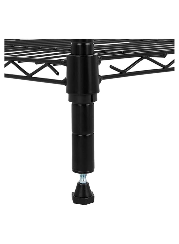 بلومنغ تايم رف معدني متين مكون من 4 طبقات - مثالي للمرآب والمطبخ والمزيد - Image 3