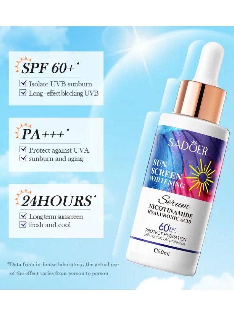 SADOER Sunscreen Whitening Essence SPF60+/PA + + 50 ML - Image 3