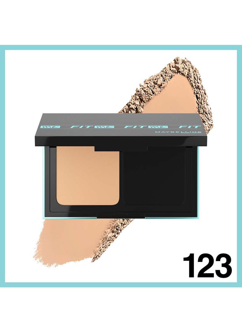 MAYBELLINE NEW YORK Fit Me foundation in a powder 123 Soft Nude 123 Soft Nude  - Image 2