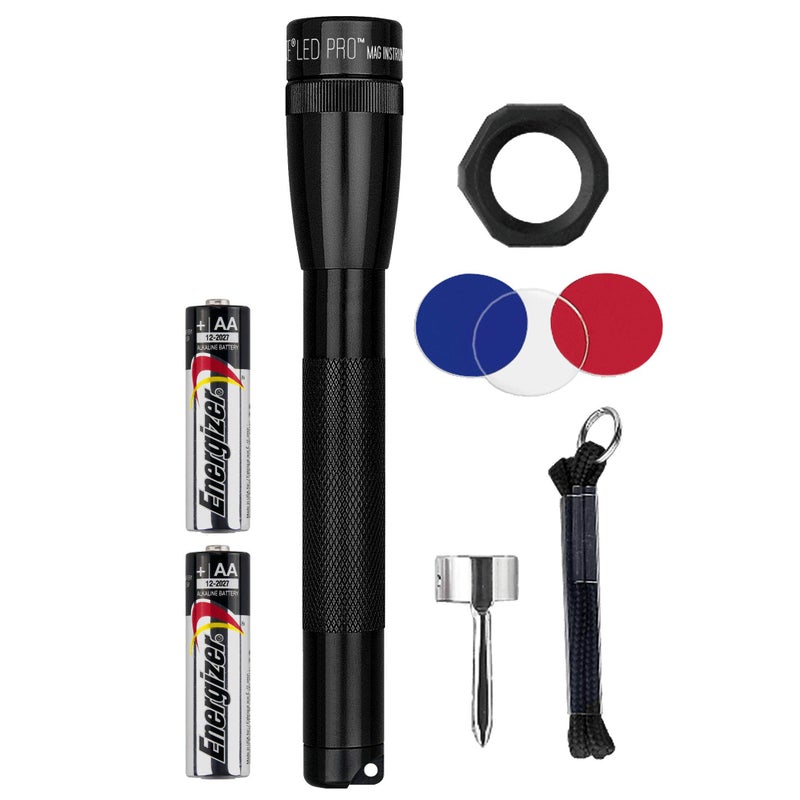 Maglite SP2P01C: Mini Led 2 Cell Aa Pro Flashlights Black - Image 1
