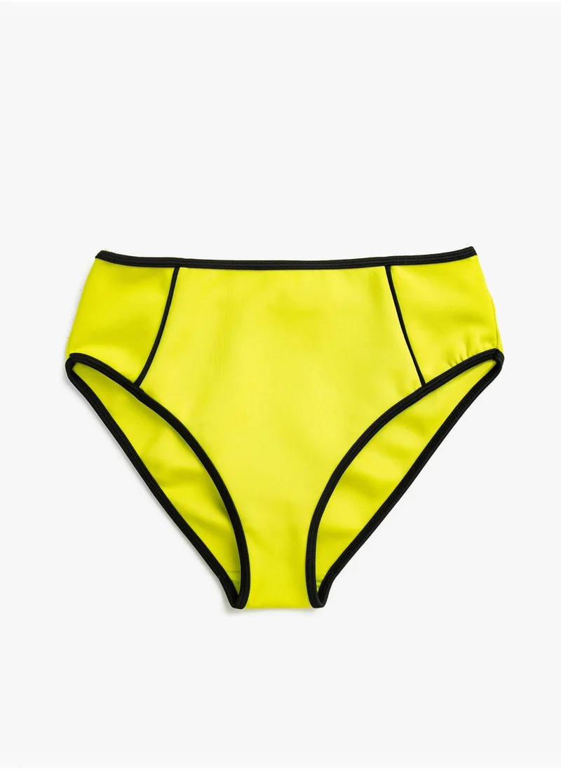 KOTON Şahika Ercümen X Koton - Binding Detail High Rise Bikini Bottom