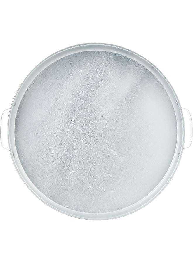 SAQOWARE صندوق خبز الساقر من ساكوار الألمنيوم | صندوق خبز عربي تقليدي | تخزين ريجاج | تخزين الخبز العربي بقطر 12 بوصة - Image 2