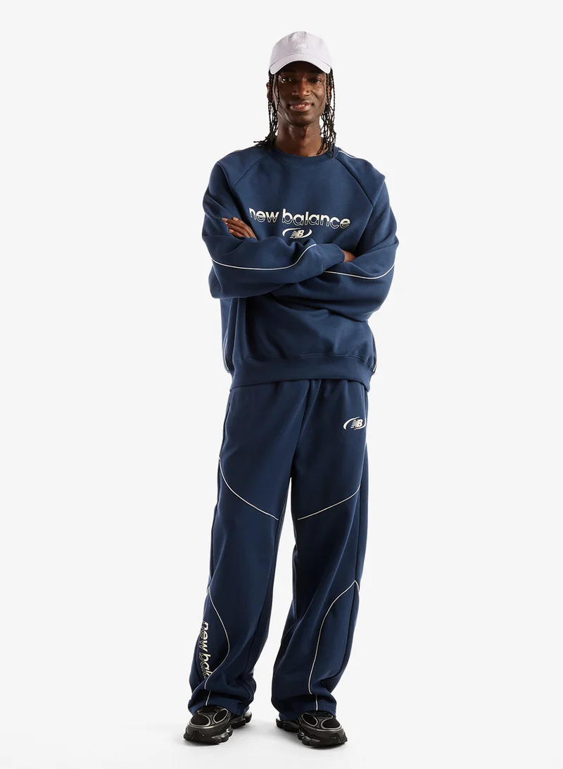 New Balance NB NAVY (NNY) Trackside French Terry Sweatpants for Men | Best Price UAE