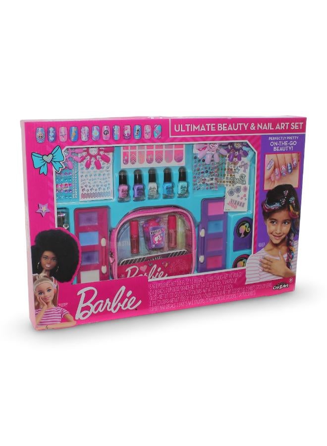 Cra-Z-Art 2in1 Barbie Ultimate Beauty & Nail Art Set - Image 1