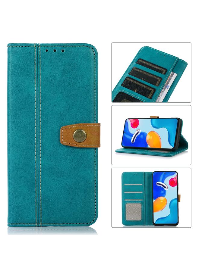 اس-توب جراب لهاتف Samsung Galaxy S23 5G مصنوع من جلد العجل بخيوط الخياطة - Image 1