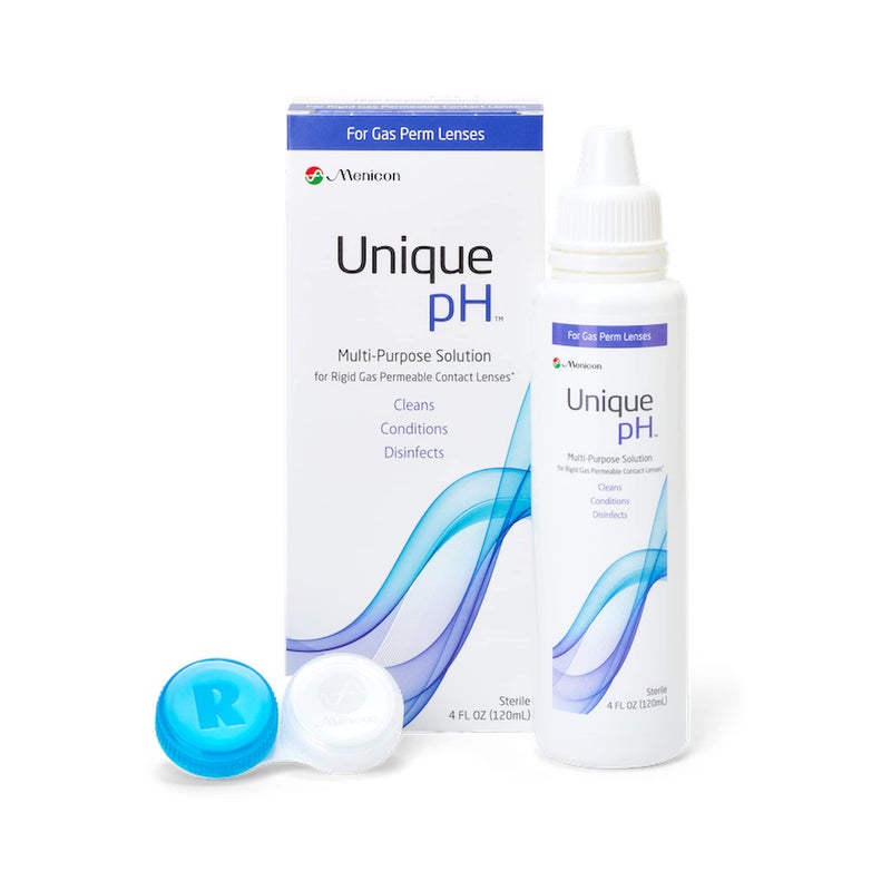 Menicon Unique pH Multi-Purpose Contact Lens Solution With Lens Case (4 Fluid Ounces) - Image 1