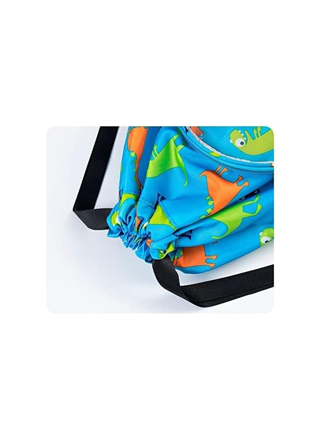 PROMASS Children's Swimming Bag Wet Dry Waterproof Storage Bag For Kids Fitness Backpack Beach Shoulder Bag Cartoon Robot Backpack - Image 4