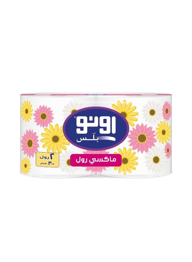 UNO Plus Maxi Roll, 300 Meters (150 Meters Per Roll), Pack of 2 Rolls - Image 1