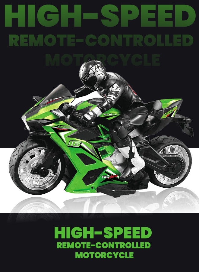 2.4G motorcycle, off-road vehicle, stunt climbing remote control car, drift 4WD remote control car, children's model toy car - Image 1