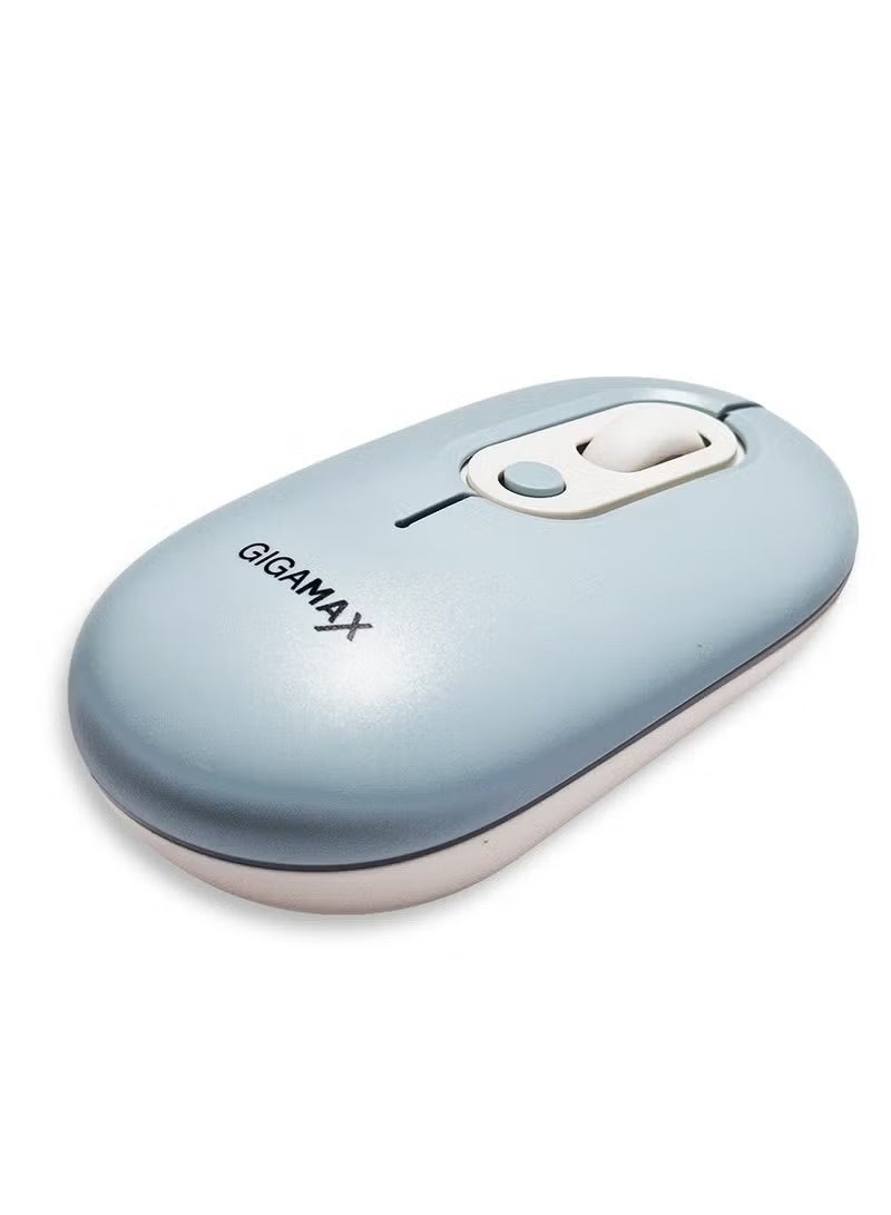 جيجاماكس ماوس مكتب لاسلكي GIGAMAX G-1300 – ماوس بوظيفة مزدوجة (سلكي / لاسلكي) مع 3 أوضاع اتصال (بلوتوث + 2.4 جيجا + سلكي USB)، دقة 1600 DPI، 4 أزرار عملية، بطارية قابلة لإعادة الشحن طويلة الأمد، متوافق مع الكمبيوتر، اللابتوب، وMac - Image 4