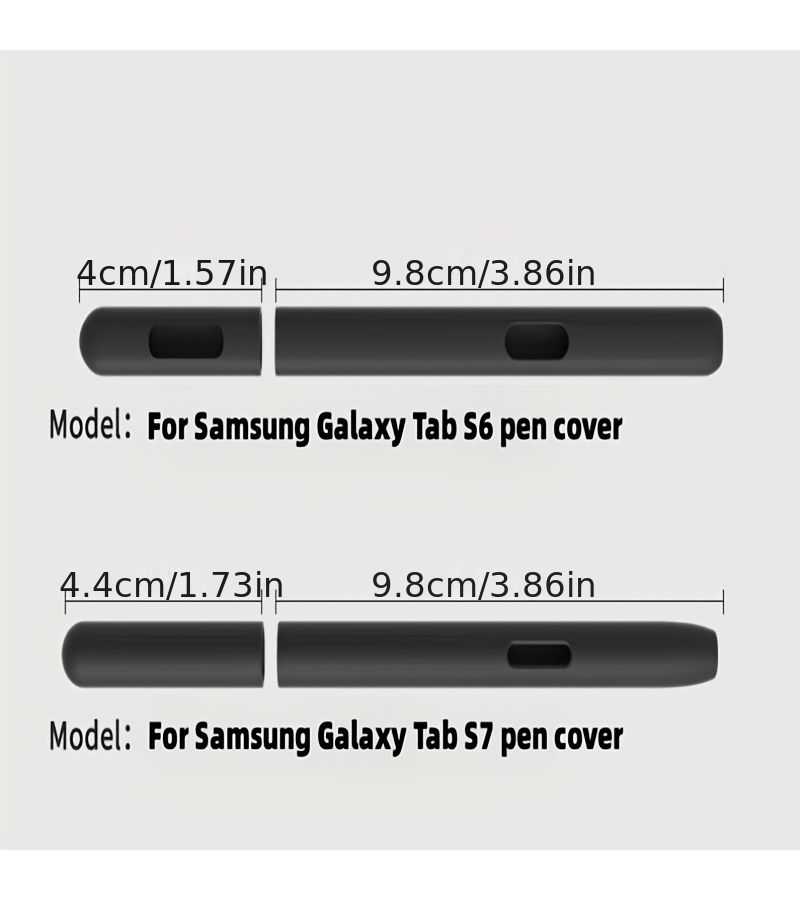 حافظة واقية زرقاء لقلم اللمس، متوافقة مع Samsung Tab S7 S8 S9 S9fe، غطاء مضاد للسقوط - Image 2