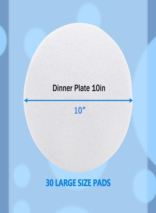 Aoluguya Extra Thick Soft Felt Plate Dish Protectors Dividers Seperators for Stacking, China Storage and Packing - Set of 30 (10in) - Image 4