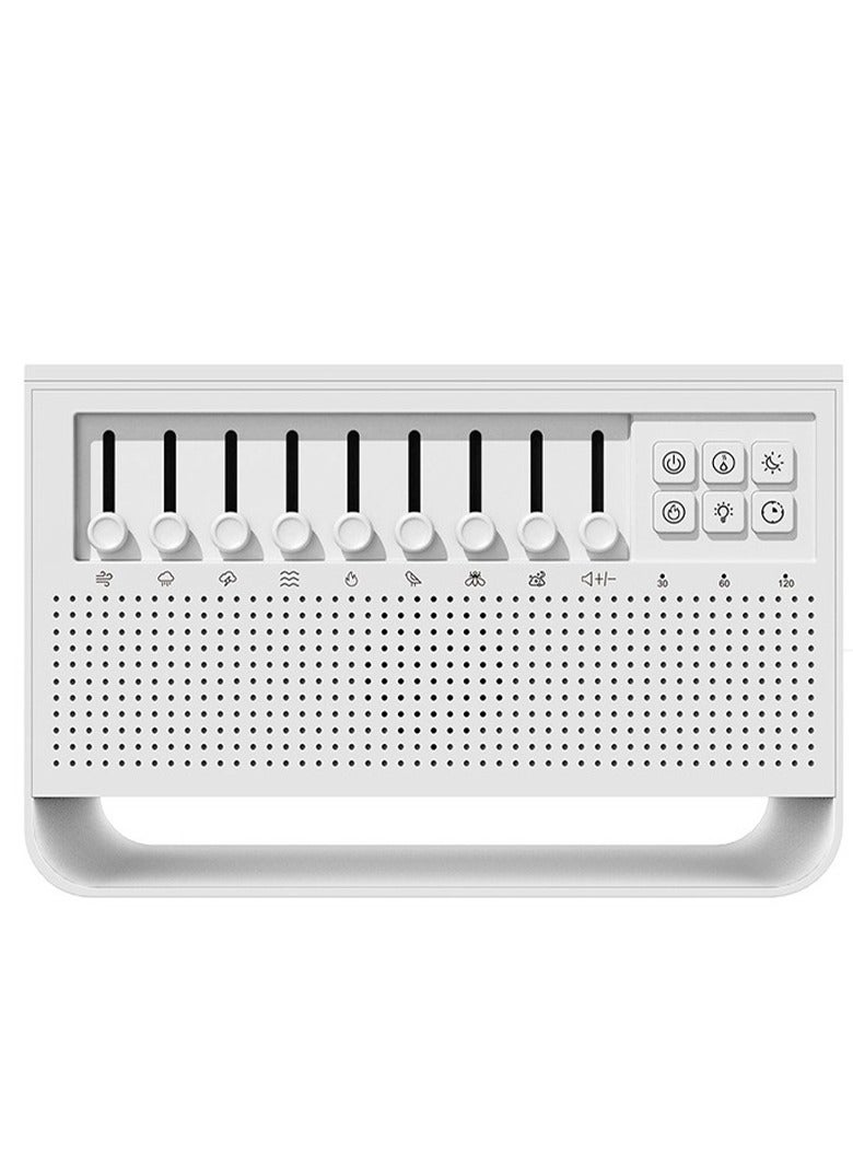 عربست جهاز ترطيب الهواء المرطب باللهب الأبيض ذو الضوضاء البيضاء ناشر الروائح العطرية منزلي كبير الحجم مرطب اللهب ناشر الروائح العطرية أبيض - Image 2