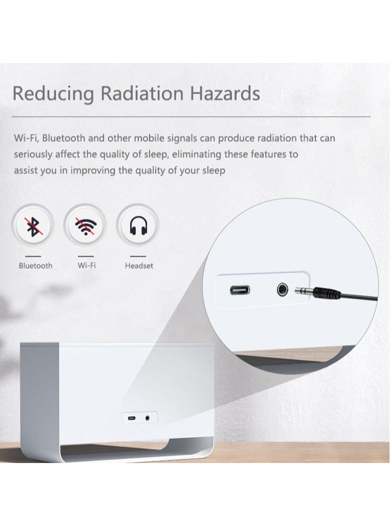 عربست جهاز ترطيب الهواء المرطب باللهب الأبيض ذو الضوضاء البيضاء ناشر الروائح العطرية منزلي كبير الحجم مرطب اللهب ناشر الروائح العطرية أبيض - Image 5