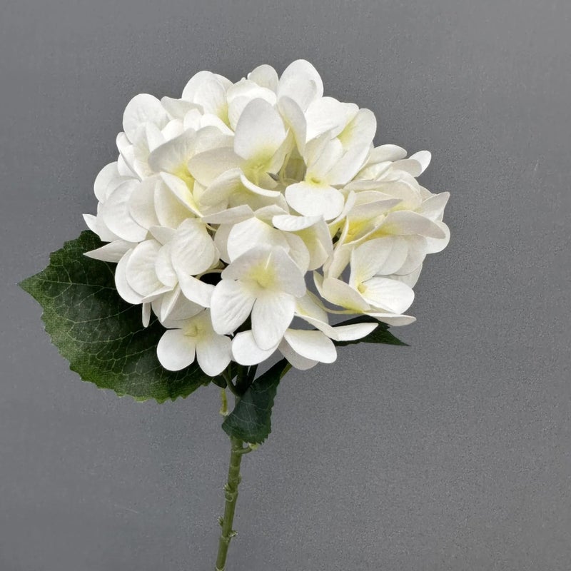 Y&D Jinxie White Silk Rose Hydrangea Artificial Flowers, Diamond Accents, Handmade Floral Decor for Wedding, Home, Mother's Day - Image 4