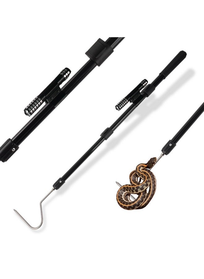 Smarkey Smarkey Snake Catcher Hook Stick Tongs Catch Grabber Catching Handling Tool Picker Long Pole Kit for Rattlesnake, Copperhead Snake, Ball Python, Rattle, Cobra, Corn, Rosy Boas and Reptile Removal Trap - Image 1
