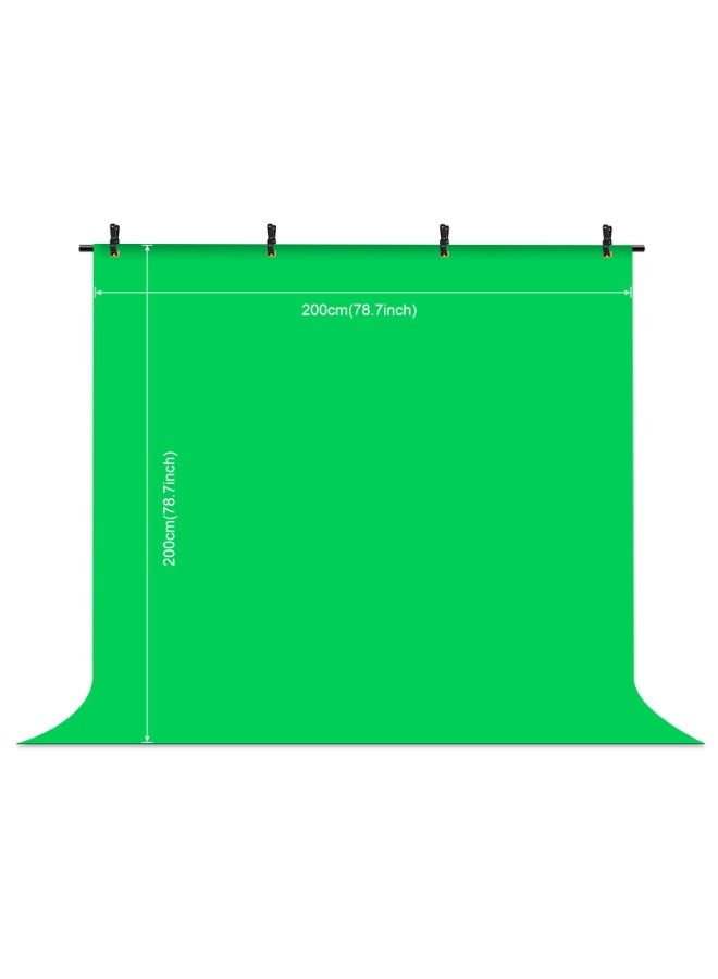 PULUZ Backdrop Stand 78.7x78.7 Inch(WxH) Photo Studio Adjustable Background Stand Support kit with 3 Crossbars, 4 Clips, 1 Carry Bag for Parties, Events Decoration, Wedding, Photography，Video Shooting - Image 2