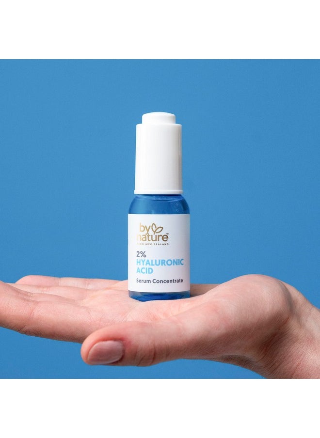 By Nature - 2% Hyaluronic Acid Serum For Face & Neck - Skincare From New Zealand - 2% Hyaluronic Acid Facial Serum Concentrate - 1Fl. Oz - Image 1