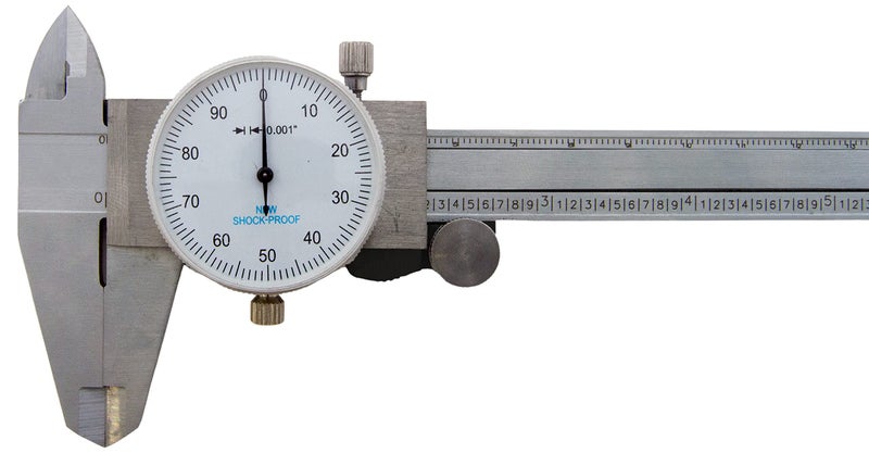Science Purchase Utility Dial Caliper - 6 Inch with 0.001" Precision, Stainless Steel, Shockproof by Science Purchase - Image 2