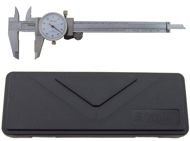 Science Purchase Utility Dial Caliper - 6 Inch with 0.001" Precision, Stainless Steel, Shockproof by Science Purchase - Image 1