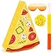 Atiloy Pizza Pinata Mexican Pinata Game with Stick Blindfold for Pizza Birthday Party Decorations Mexican Themed Party Supplies Carnival Theme Party - Image 2