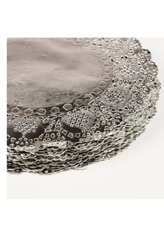 ماركة غير محددة 72 قطعة مناديل ورقية فضية 25 سم  - Image 4