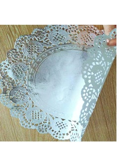 ماركة غير محددة 72 قطعة مناديل ورقية فضية 25 سم  - Image 3
