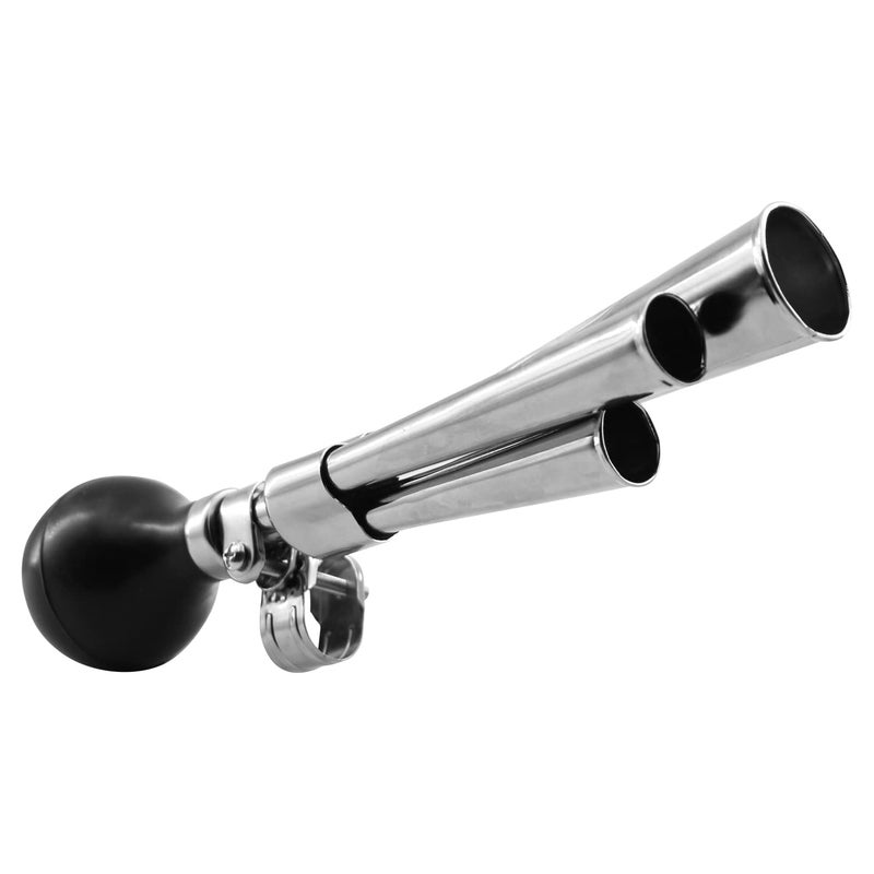 WEERAS Vintage Bicycle Air Horn Triple Note, 11-inch Large Horn, Suitable for Most Bicycles - Image 1
