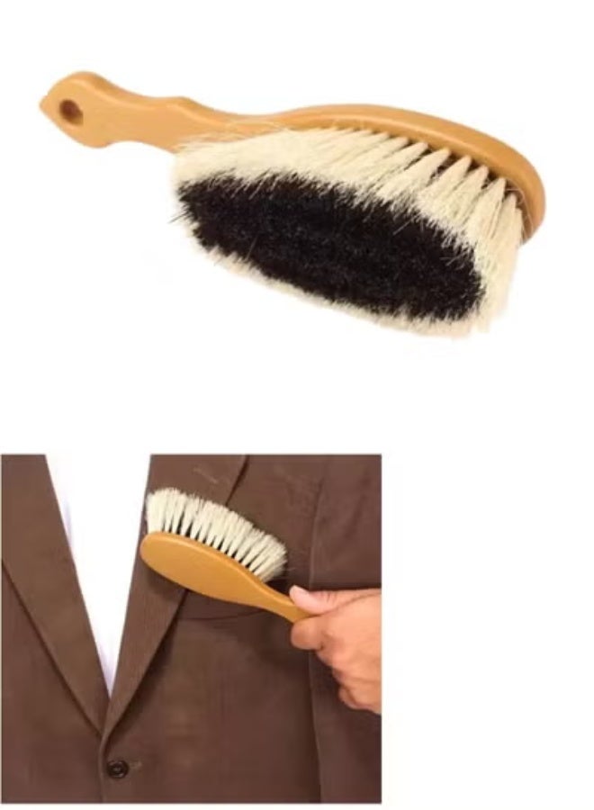 Hand Broom Cleaning Brushes-Soft Bristles Dusting Brush for Cleaning Car/Bed/Couch/Draft/Garden/Furniture/Clothes,Wooden Handle - Image 2