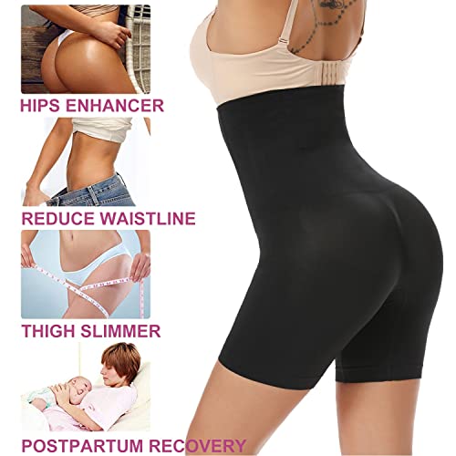 HSR Women's Nylon Waist Shapewear (Pack of 1) (HSR-LONG-BLACK-M_Black1_M) - Image 5