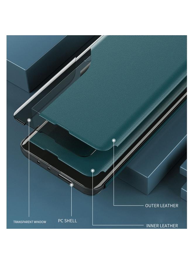 اس-توب جراب لهاتف Samsung Galaxy A20 / A30 جراب هاتف جلدي قابل للطي مع حامل - Image 4