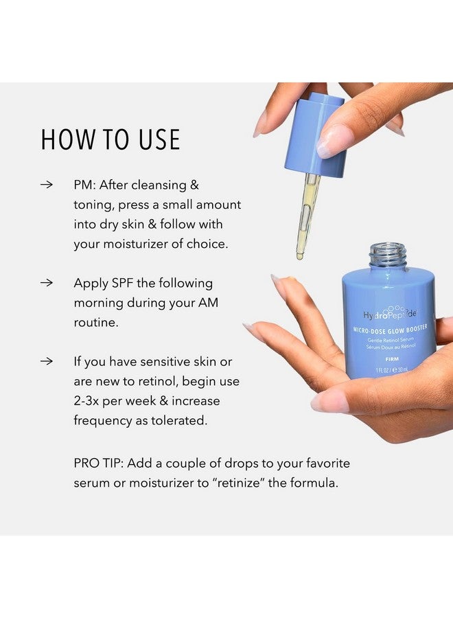 HydroPeptide Micro-Dose Glow Booster, Gentle Retinol Oil-Based Serum, 1 Ounce - Image 4